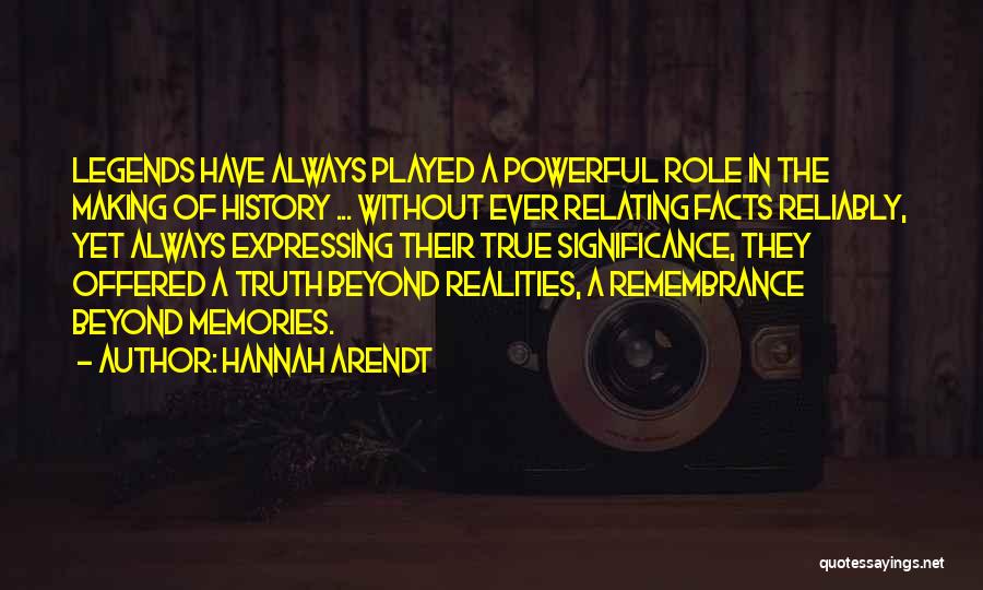 Always Have Memories Quotes By Hannah Arendt