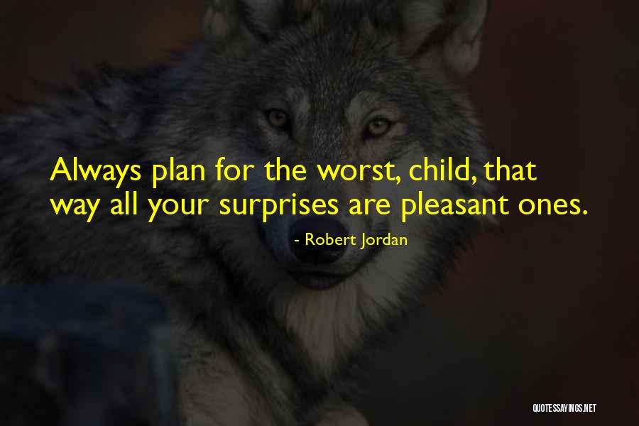 Always Have Plan B Quotes By Robert Jordan