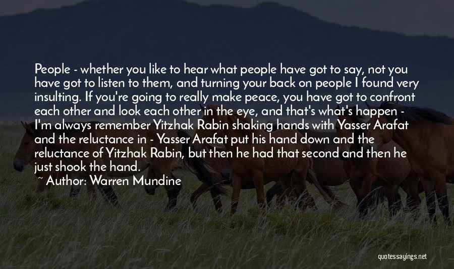 Always Have Your Back Quotes By Warren Mundine