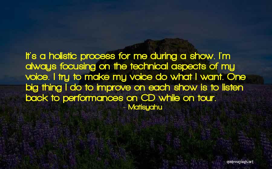 Always Improve Yourself Quotes By Matisyahu Always Improve Yourself Quotes By Matisyahu