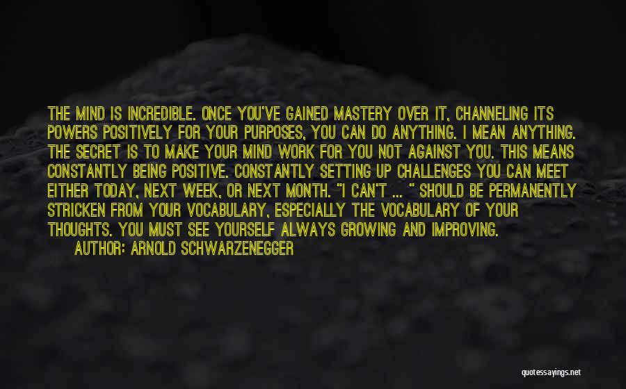 Always Improving Yourself Quotes By Arnold Schwarzenegger