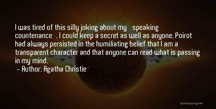 Always Joking Quotes By Agatha Christie