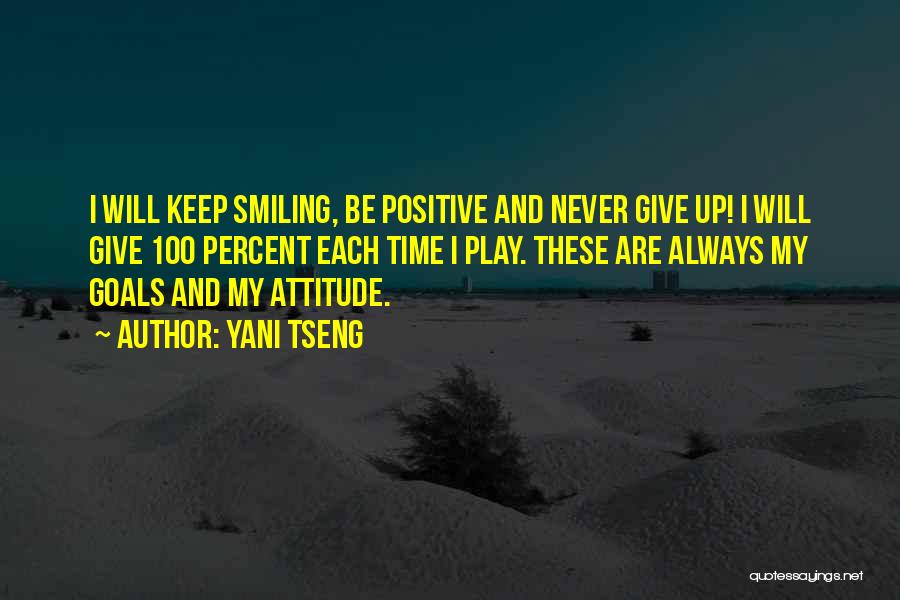 Always Keep Smiling Quotes By Yani Tseng