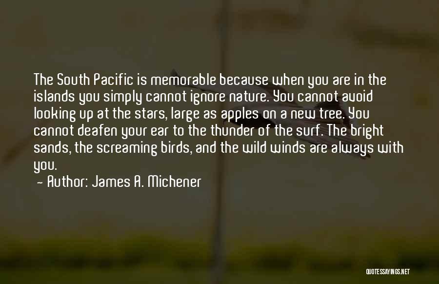 Always Looking Up Quotes By James A. Michener