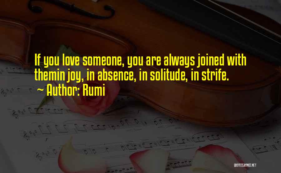 Always Love Someone Quotes By Rumi