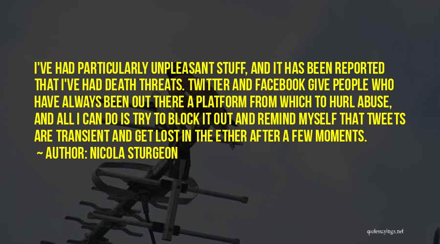 Always On Facebook Quotes By Nicola Sturgeon