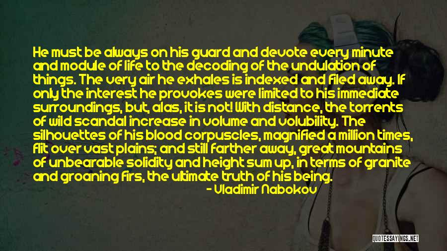 Always On Guard Quotes By Vladimir Nabokov