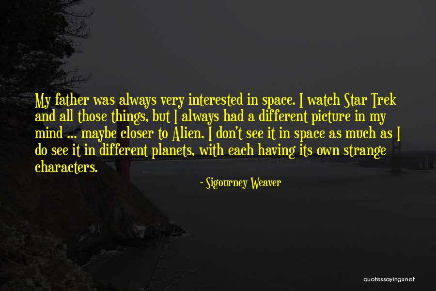 Always On My Mind Picture Quotes By Sigourney Weaver