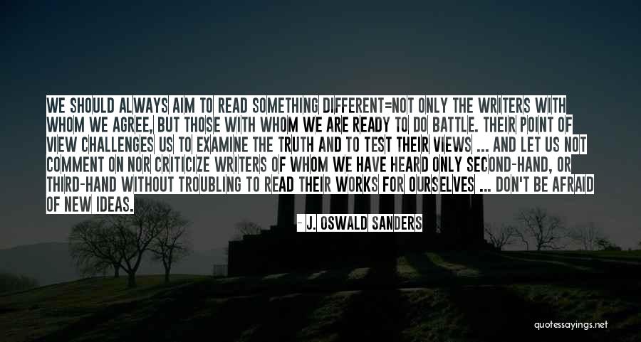 Always On Point Quotes By J. Oswald Sanders Always On Point Quotes By J. Oswald Sanders