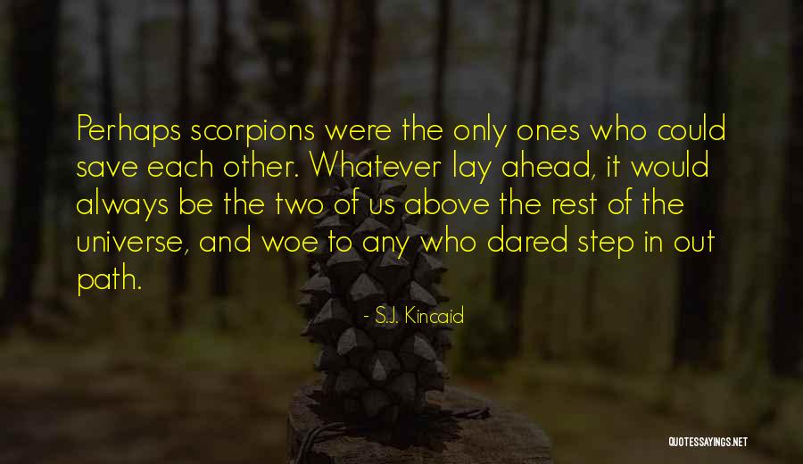 Always One Step Ahead Of You Quotes By S.J. Kincaid Always One Step Ahead Of You Quotes By S.J. Kincaid