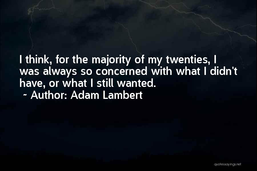 Always Quotes By Adam Lambert