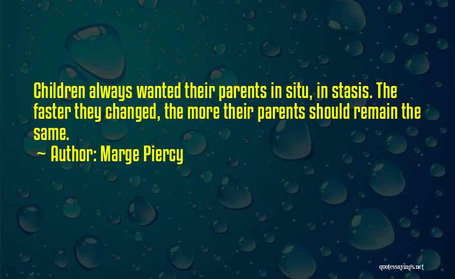 Always Remain The Same Quotes By Marge Piercy