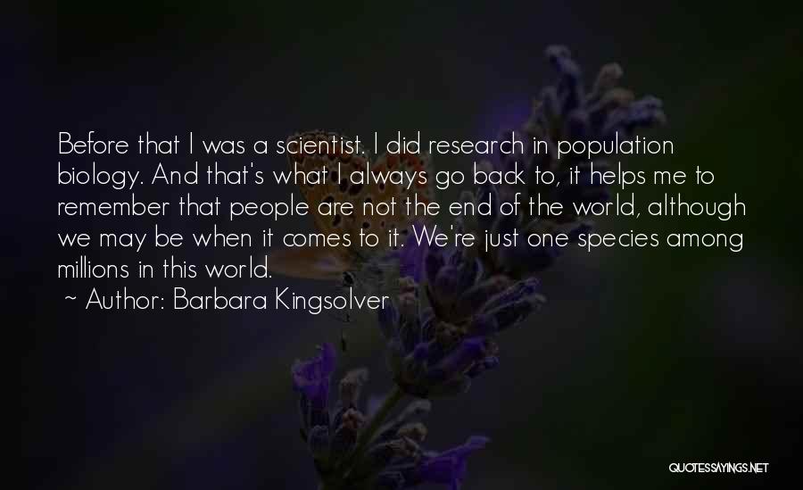 Always Remember Me Quotes By Barbara Kingsolver