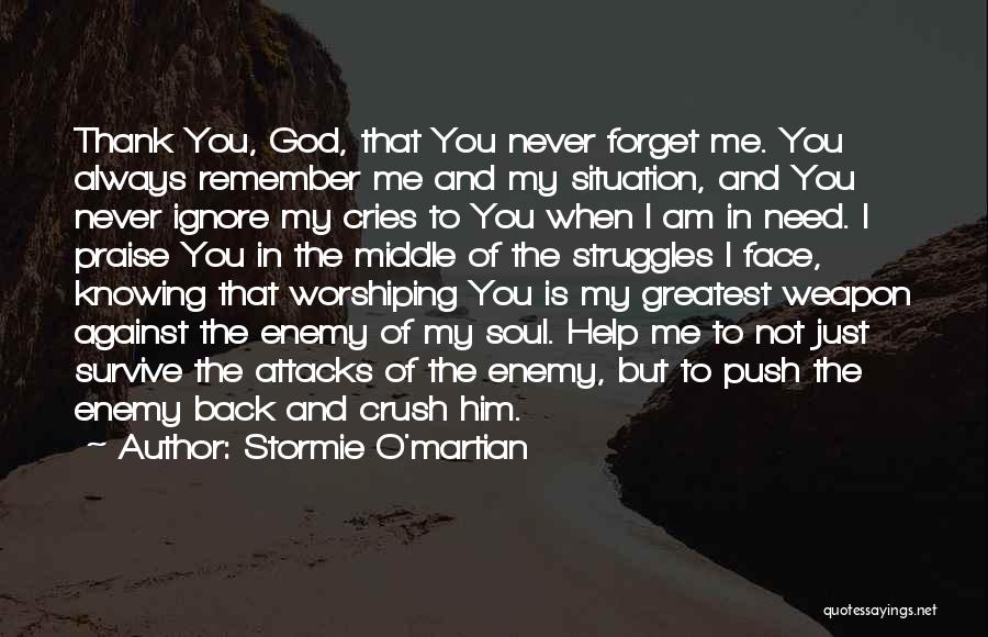 Always Remember Never Forget Quotes By Stormie O'martian