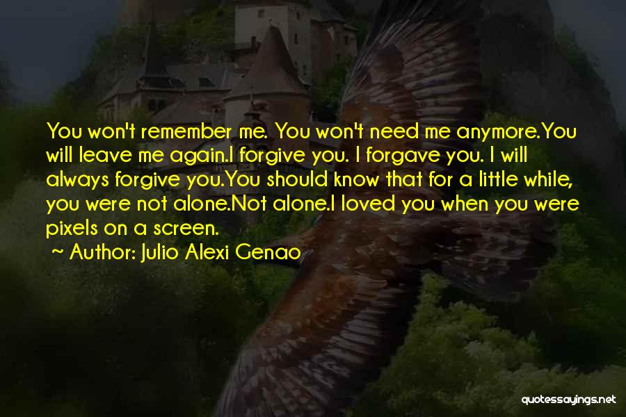 Always Remember That You Are Loved Quotes By Julio Alexi Genao