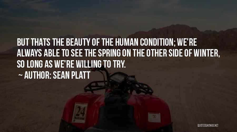 Always See The Beauty Quotes By Sean Platt