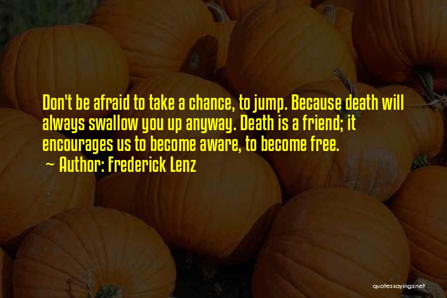 Always Take A Chance Quotes By Frederick Lenz