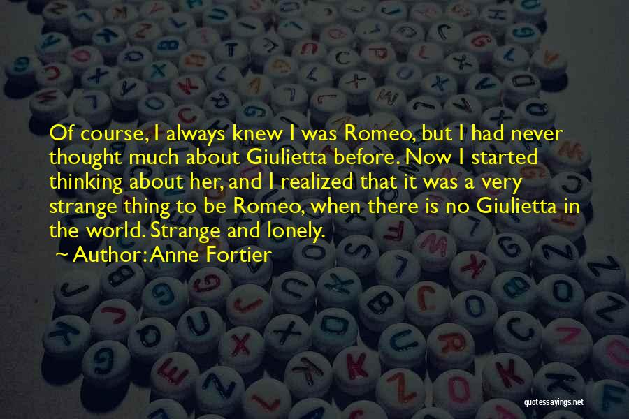 Always Thinking Of Her Quotes By Anne Fortier