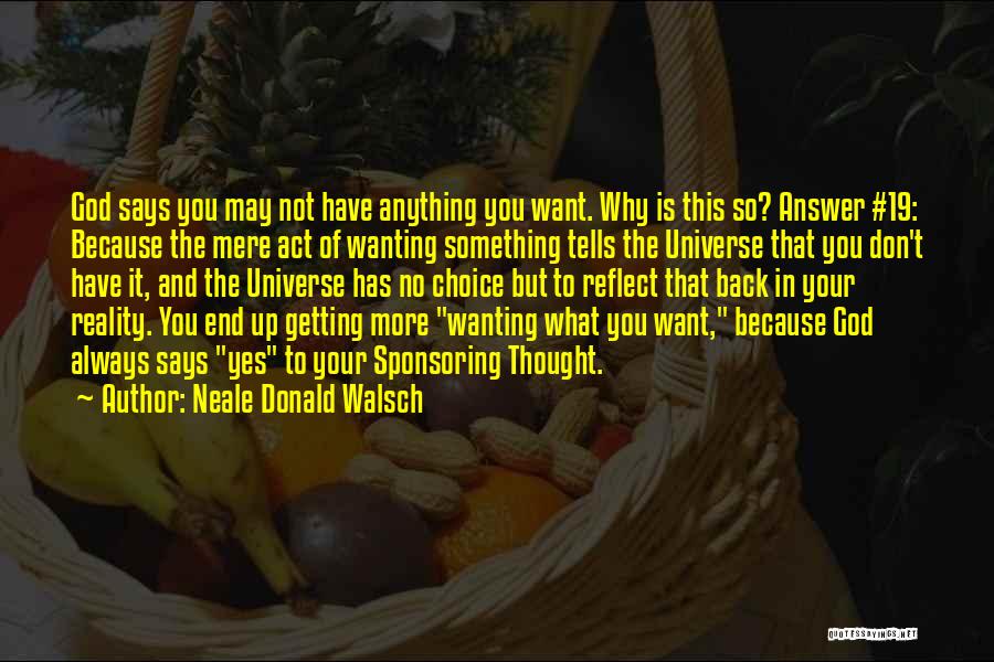 Always Wanting More Quotes By Neale Donald Walsch