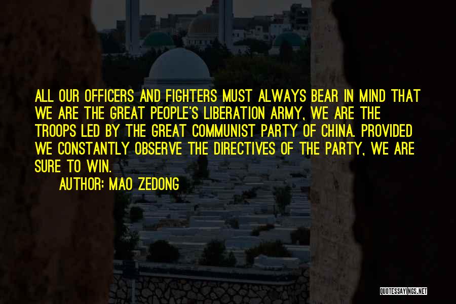 Always Winning Quotes By Mao Zedong