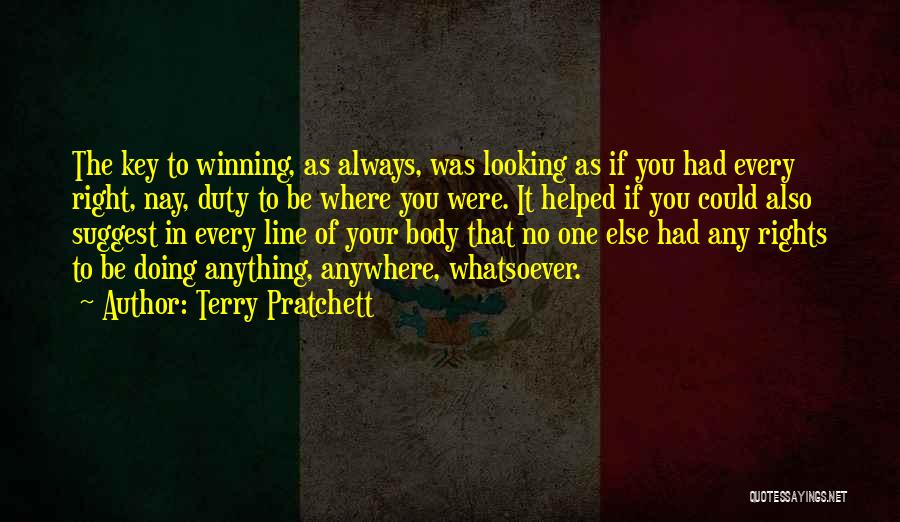 Always Winning Quotes By Terry Pratchett