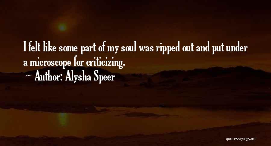 Alysha Speer Quotes 206845