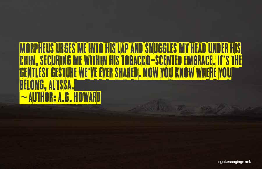 Alyssa And Morpheus Quotes By A.G. Howard