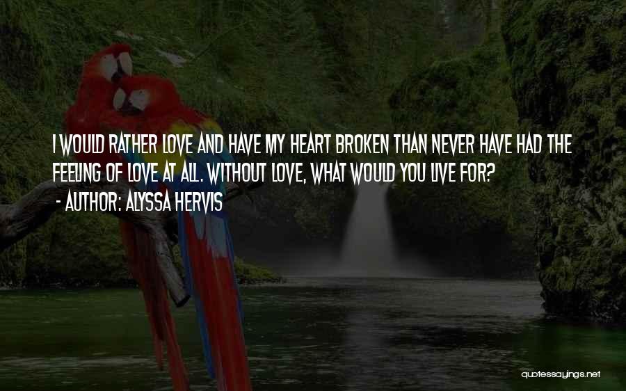 Alyssa Hervis Quotes 910341