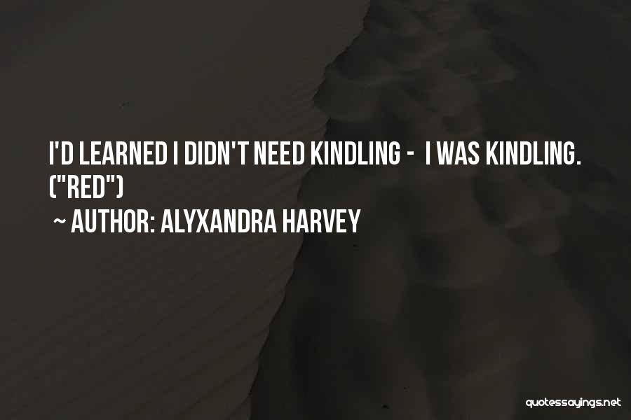 Alyxandra Harvey Quotes 184942