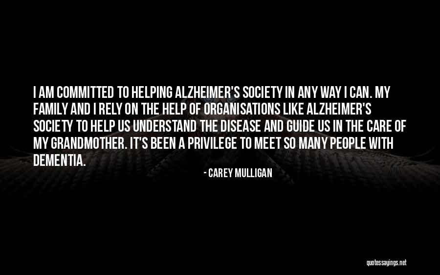 Alzheimer Disease Quotes By Carey Mulligan Alzheimer Disease Quotes By Carey Mulligan