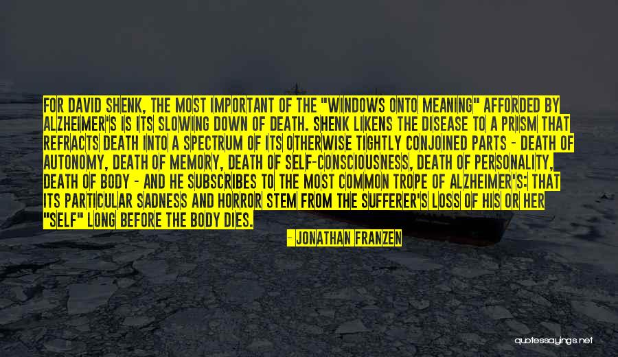 Alzheimer Disease Quotes By Jonathan Franzen Alzheimer Disease Quotes By Jonathan Franzen