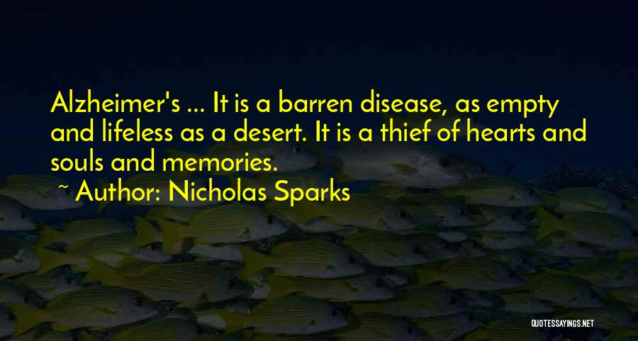 Alzheimer Quotes By Nicholas Sparks