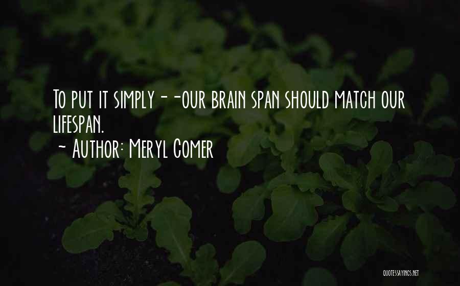 Alzheimer's Quotes By Meryl Comer