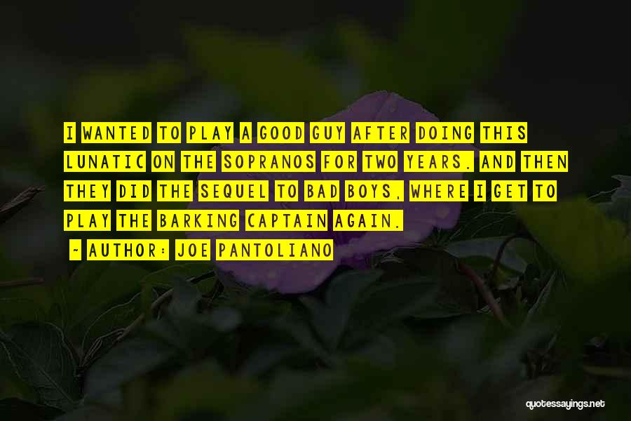 Am A Bad Boy Quotes By Joe Pantoliano