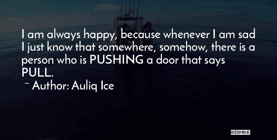 Am A Happy Person Quotes By Auliq Ice