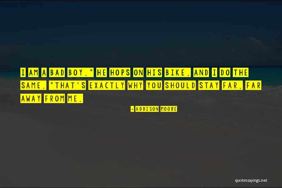 Am Bad Boy Quotes By Addison Moore Am Bad Boy Quotes By Addison Moore