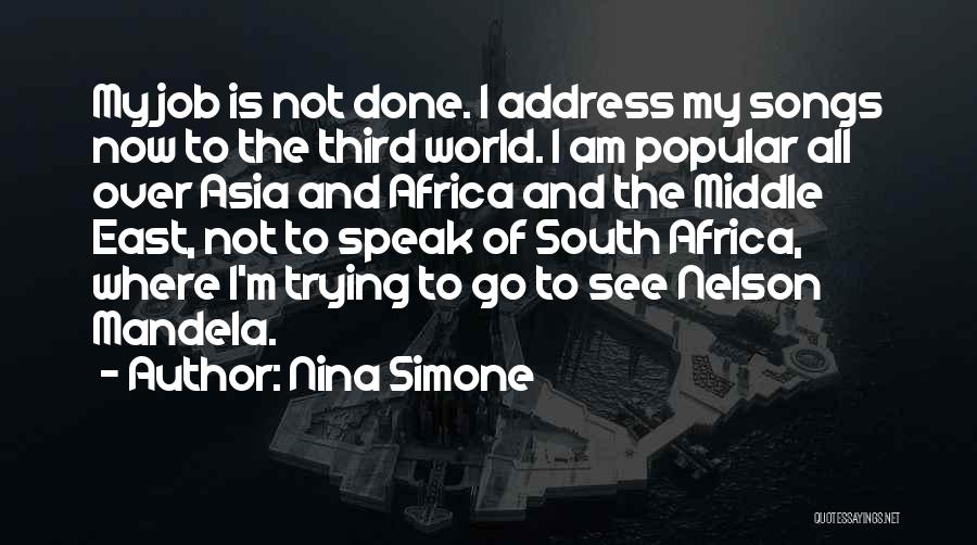 Am Done Trying Quotes By Nina Simone