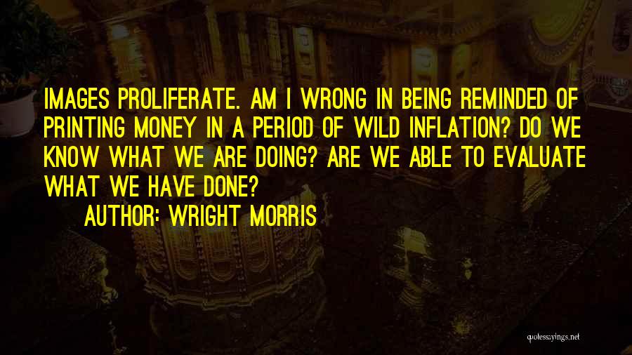 Am I Doing Wrong Quotes By Wright Morris