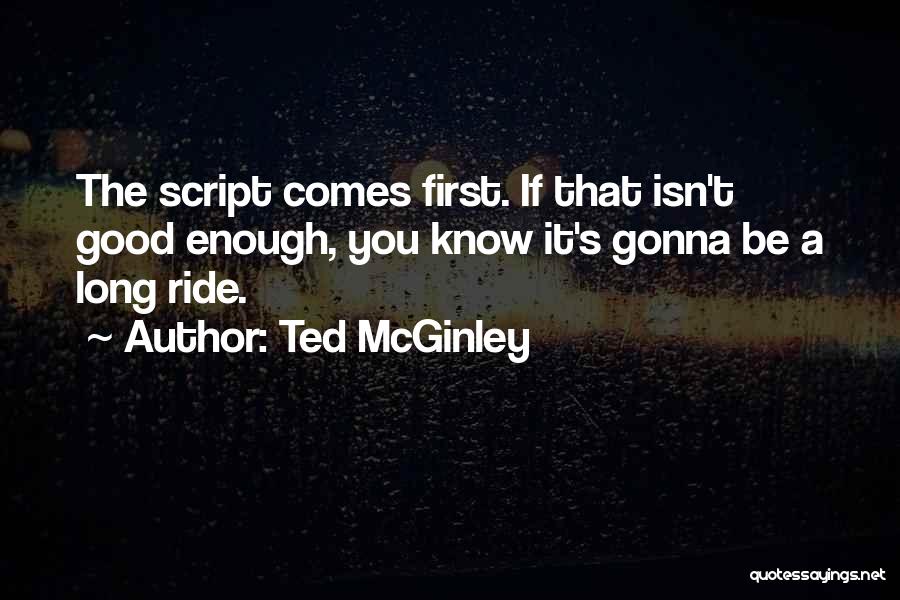 Am I Ever Gonna Be Good Enough Quotes By Ted McGinley