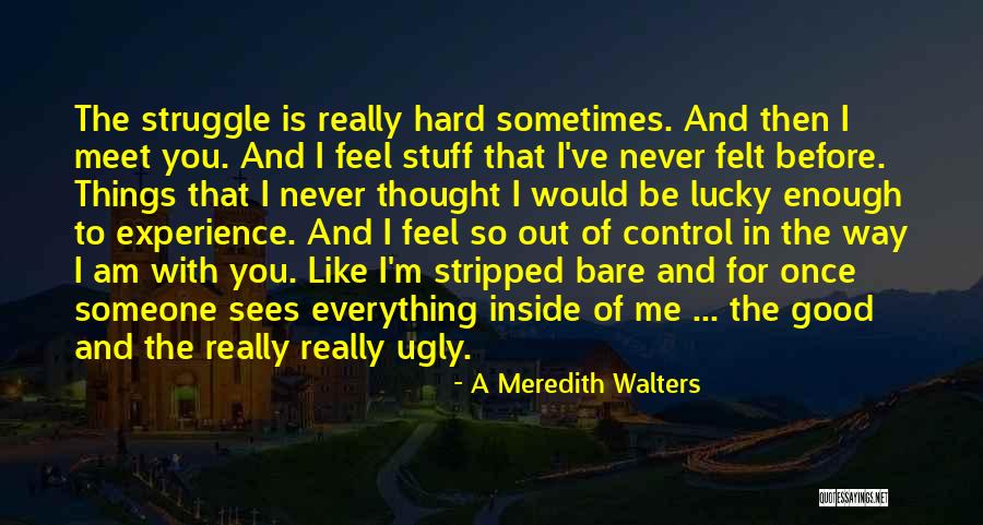 Am I Good Enough Quotes By A Meredith Walters