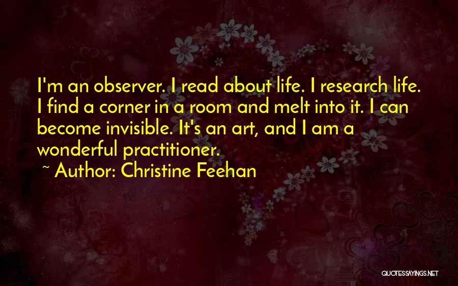 Am I Invisible Quotes By Christine Feehan