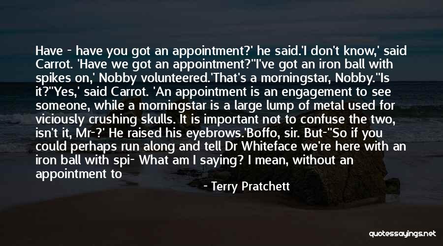 Am I Not Important To You Quotes By Terry Pratchett