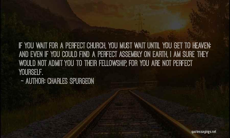 Am I Perfect For You Quotes By Charles Spurgeon