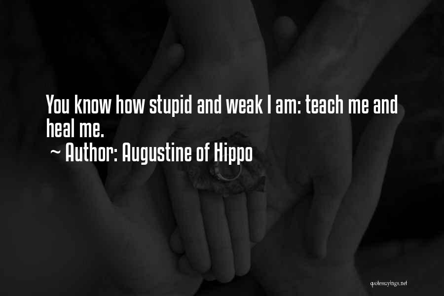 Am I Stupid Quotes By Augustine Of Hippo