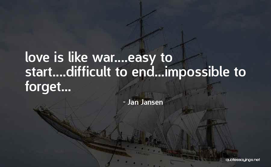 Am I That Easy To Forget Quotes By Jan Jansen