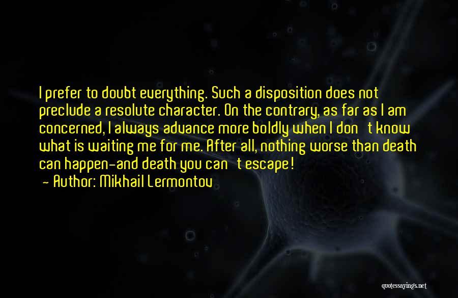 Am I Waiting For Nothing Quotes By Mikhail Lermontov