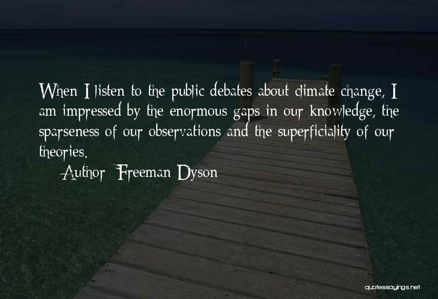Am Impressed Quotes By Freeman Dyson