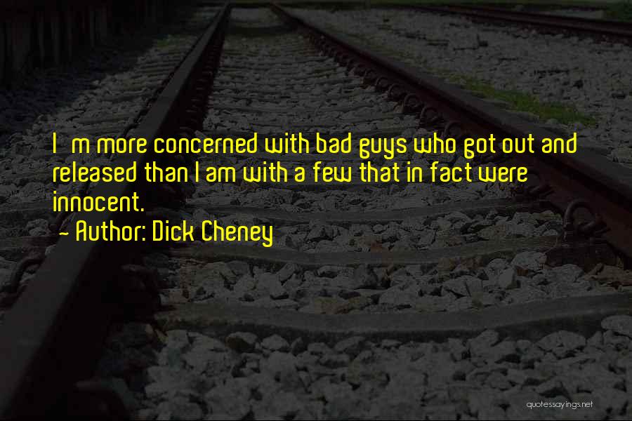 Am Innocent Quotes By Dick Cheney