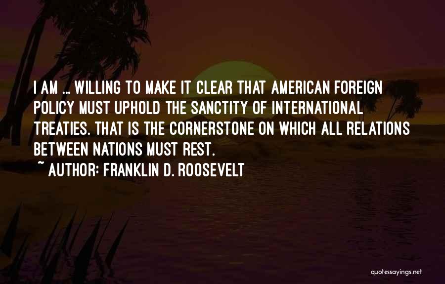 Am International Quotes By Franklin D. Roosevelt