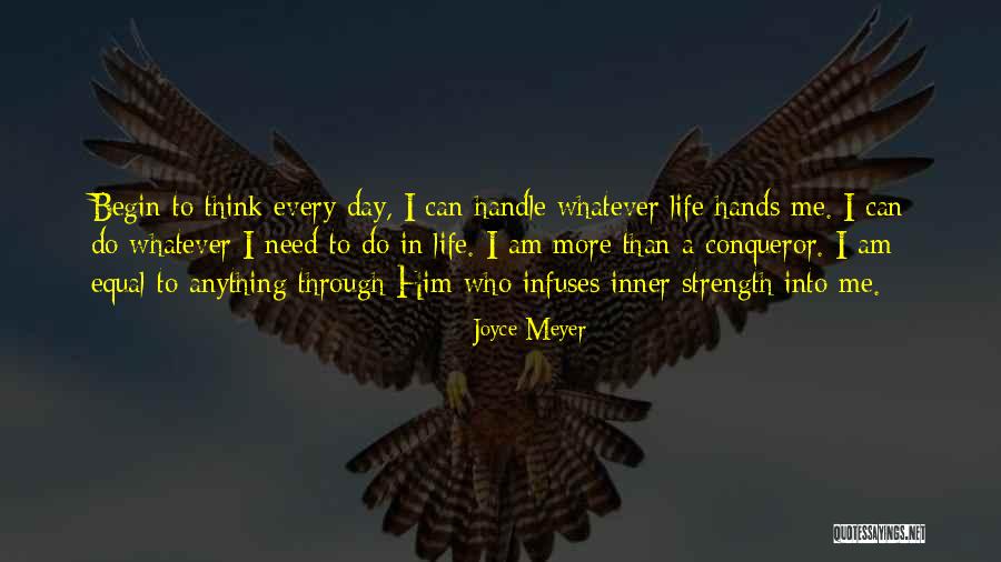 Am More Than A Conqueror Quotes By Joyce Meyer Am More Than A Conqueror Quotes By Joyce Meyer